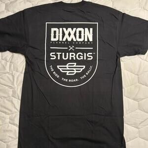 DIXXON “Ride Roar Rally Badge” Sturgis Black Tee – Limited Edition